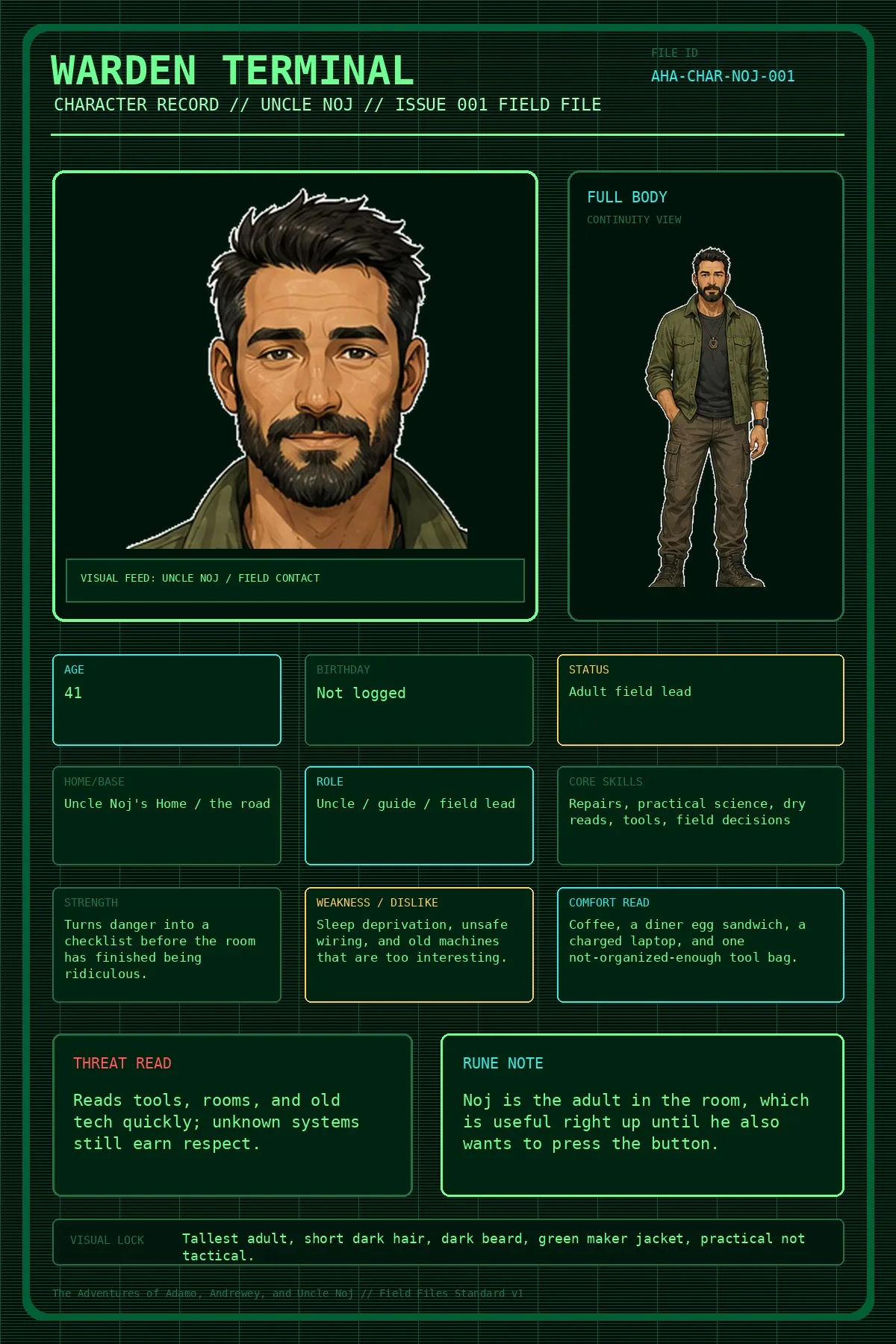 Issue 002 Uncle Noj Warden terminal file