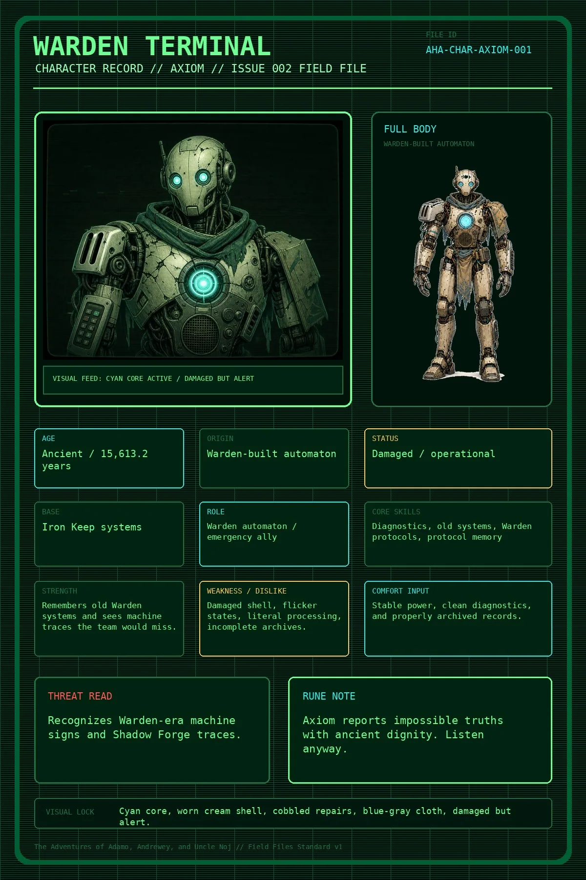 Issue 002 Axiom Warden terminal file