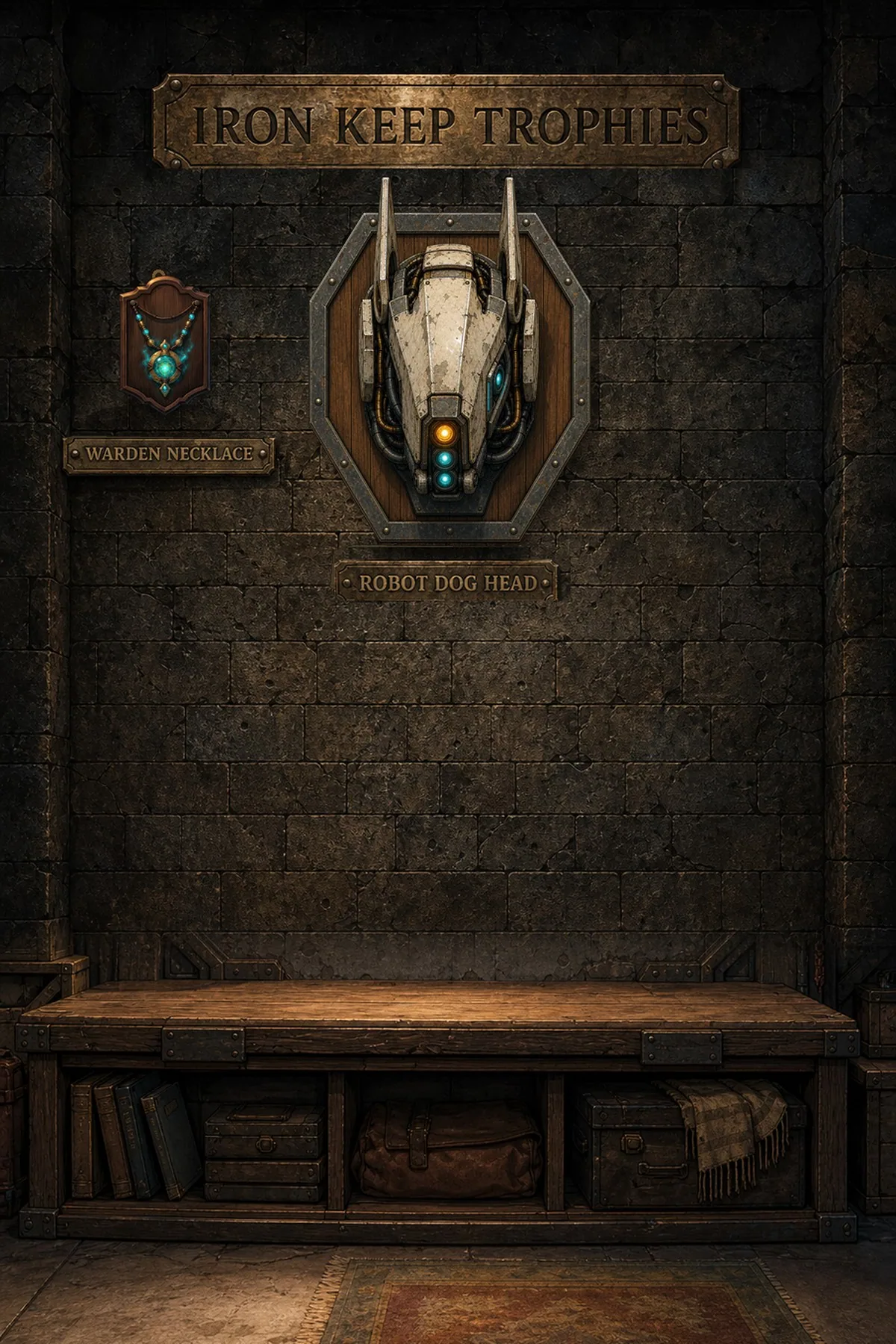 Issue 003 Trophy Wall: Necklace Robot Dog