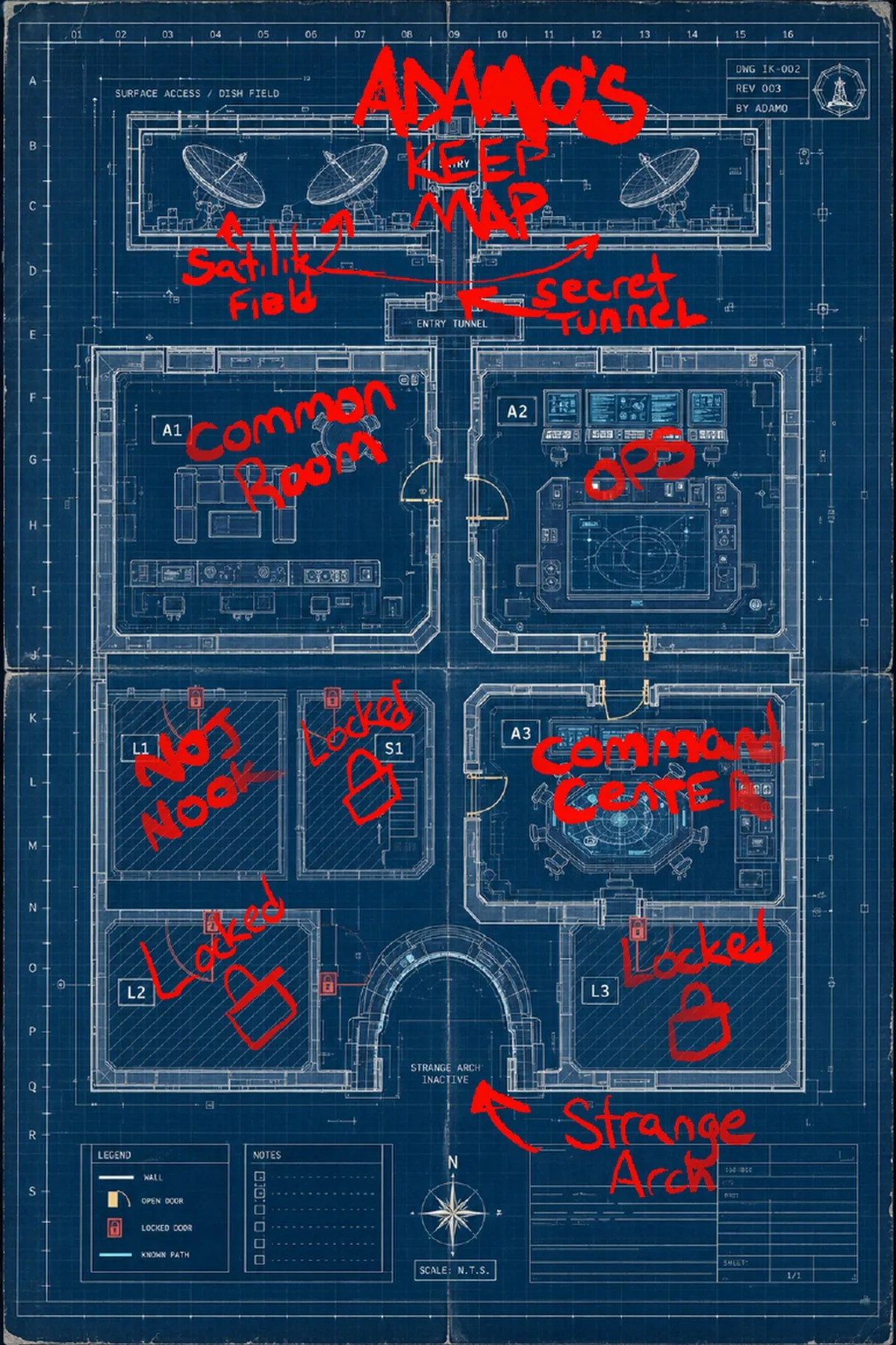 Issue 003 Iron Keep Map