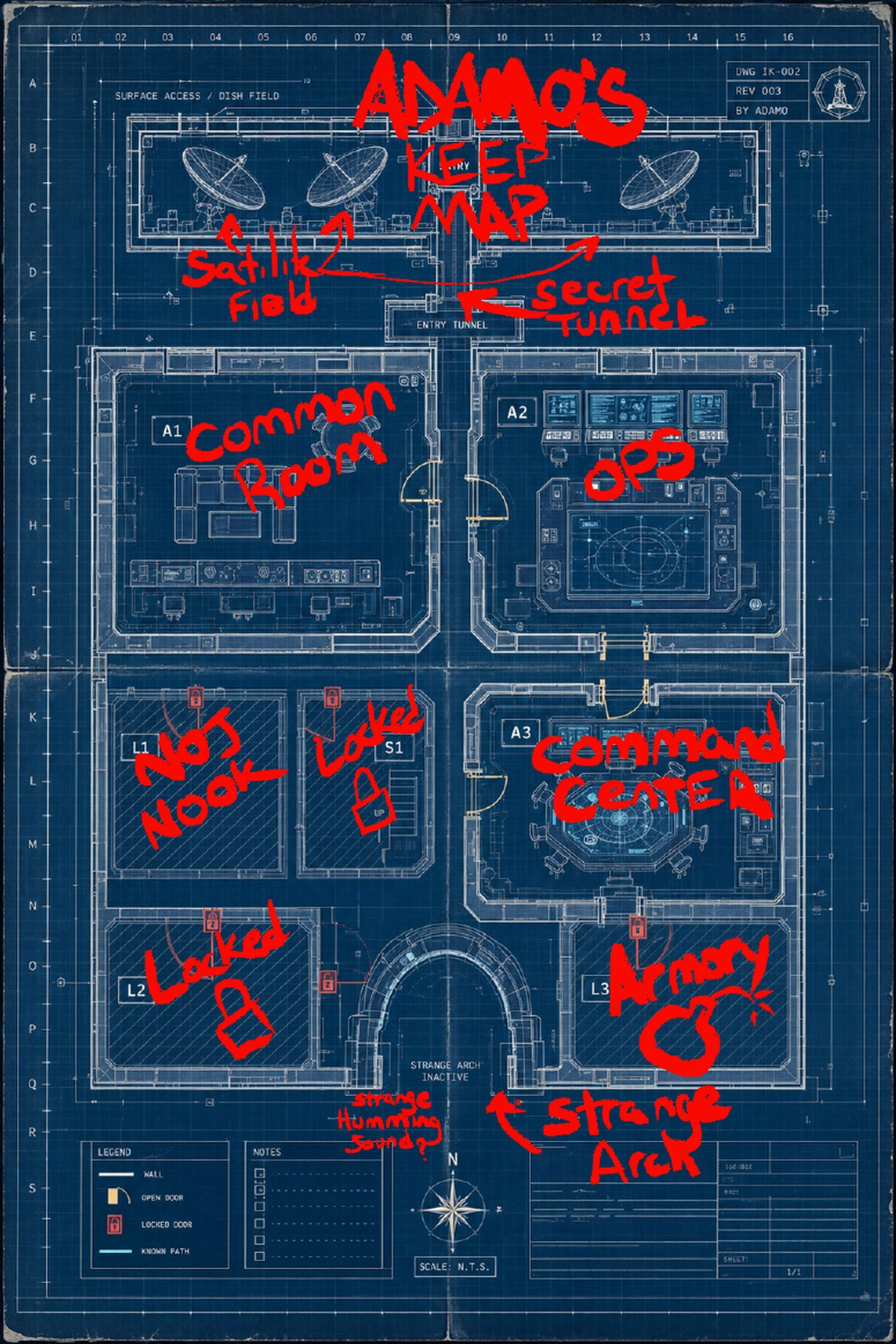Issue 005 iron keep schematic